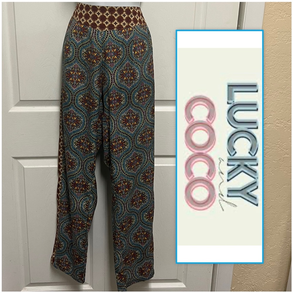 Lucky and Coco Boho Wide Leg Pants